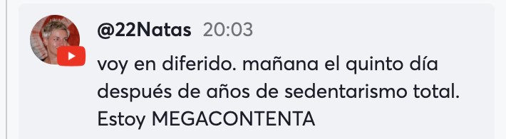 Mensaje de un alumno del reto